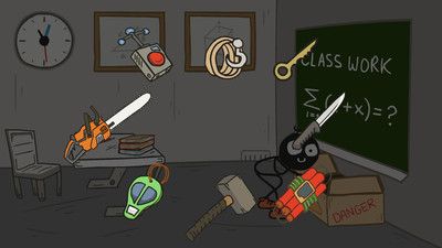 火柴人学校逃脱无限提示破解版下载图片1