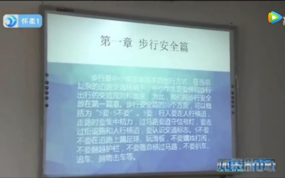 2018年我的一堂交通安全课观后感作文500字范