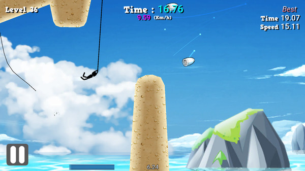 火柴人绳索秋千游戏安卓版下载 v1.4.6 screenshot 4