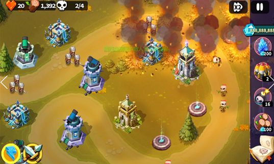 英雄塔防之王安卓升级中文下载(Hero Defense King)