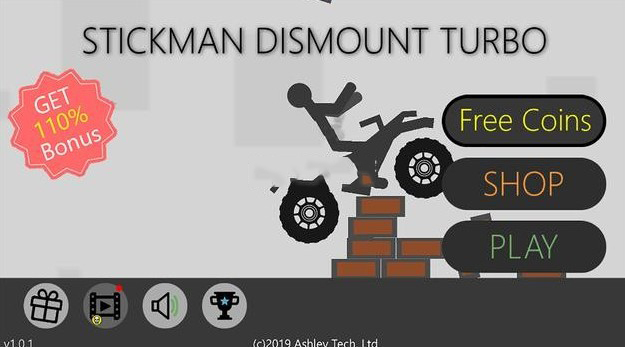 火柴人车祸模拟器游戏中文安卓版下载（Stickman Dismount Turbo） v1.0.2 screenshot 3