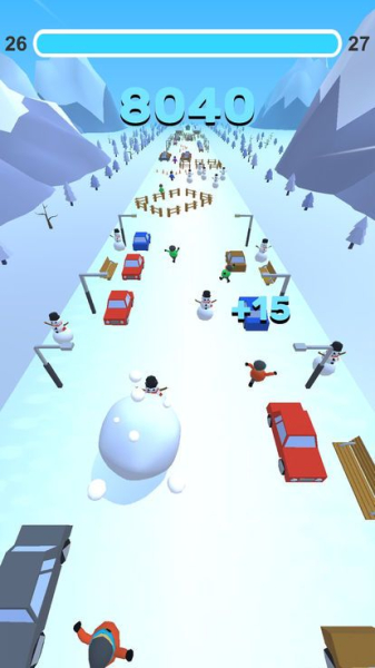 雪球冲刺游戏汉化版（Go Snowball）