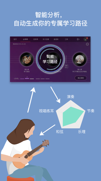 AI音乐学院吉他尤克里里官方手机版下载