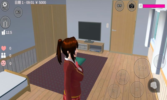 樱花女子高校模拟器中文汉化游戏（SAKURA School Simulator） v1.039.99 screenshot 5