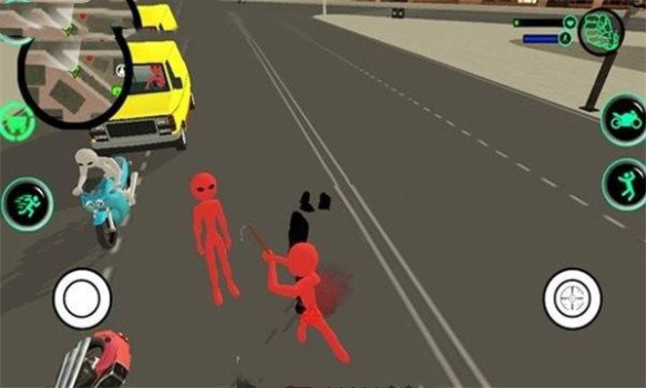 火柴人神奇城市中文安卓版下载(Stickman Amazing City) v1.0 screenshot 1