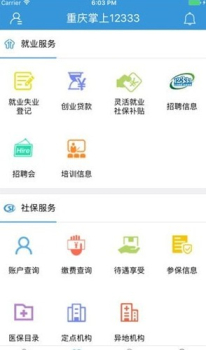 重庆掌上12333手机版下载 v2.0.3 screenshot 3