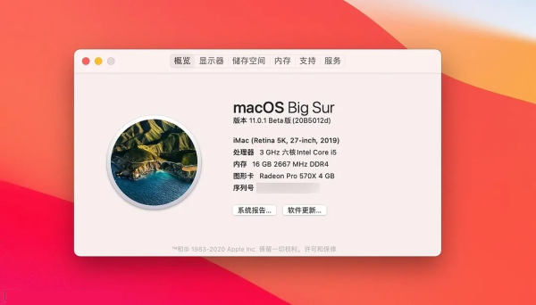 macOS big sur11.1 Beta1开发者测试版下载