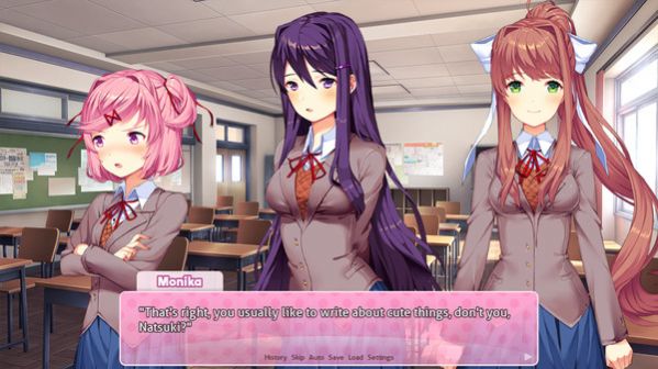 doki doki literary club下载汉化补丁手机版 v1.1.0 screenshot 2