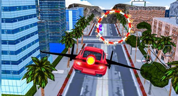 飞行汽车运输模拟器中文汉化手机版（Flying Car Transport Simulator） v1.14 screenshot 1