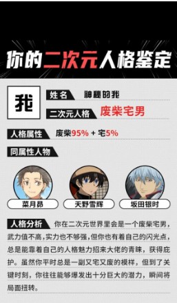抖音你的二次元人格鉴定官方app