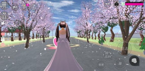 梨花樱花校园模拟器有樱花雨最新中文版下载 v1.039.99 screenshot 1