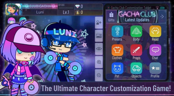 装扮俱乐部游戏中文手机版（Gacha Club）