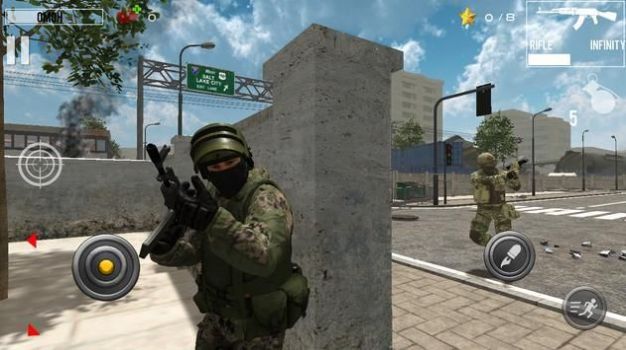 特种部队射击游戏手机安卓版（Special Ops Shooting Game） v1.4 screenshot 1