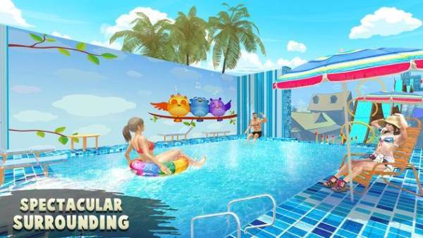 水上乐园极限滑梯3D游戏抖音下载
