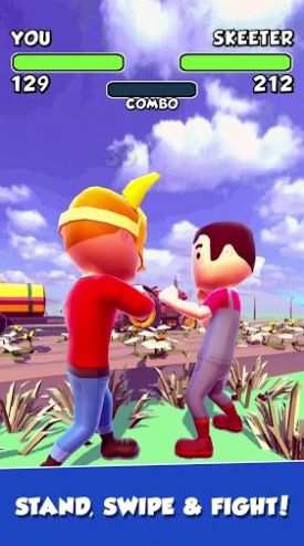 挥拳格斗游戏安卓最新版（Swipe Fight）