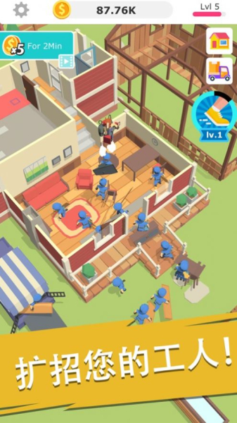我挖矿贼溜游戏红包最新版（Idle Gold Miner）