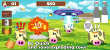 挤爆牛挤奶模拟器游戏安卓版 v1.0 screenshot 1