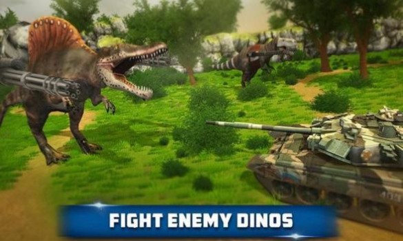 恐龙战争射击生存中文手机版（Dino War Survival Game: Battle Simulator） v1.0.5 screenshot 3