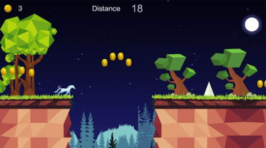 白马奔跑冒险游戏安卓版下载（Unicorn Runner） v14 screenshot 2