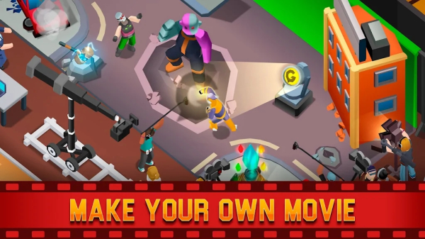 闲置影院制作大亨游戏安卓中文版（Idle Film Maker Tycoon）