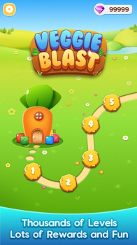 蔬菜明星大消除游戏领红包最新版（Veggie Blast） v1.1.4 screenshot 3