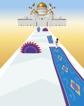 沙漠飞毯历险游戏安卓手机版（Magic Carpet Run） v0.1 screenshot 2