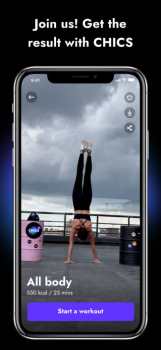 Chics健身软件手机版下载 v1.0 screenshot 1
