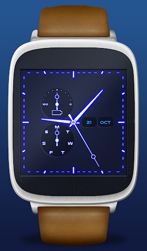Neon Blue Watch Face手表表盘app最新版