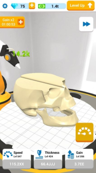 3D闲置打印机游戏安卓版（Idle 3D Printer） v0.0.1 screenshot 1