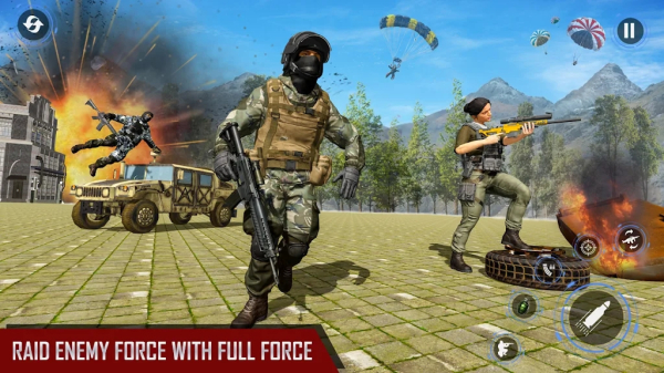 特战救援掩护游戏汉化版（FEG Commando Adventure Shooting）