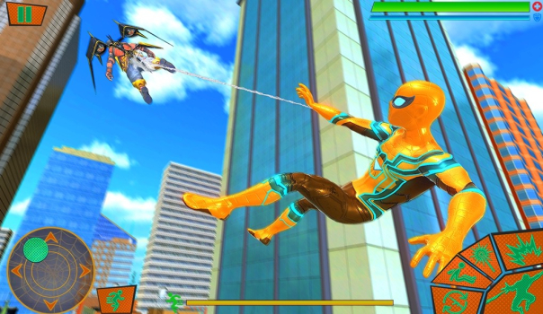 蜘蛛侠奇异魔法游戏安卓版下载（Flying Spider hero Sim Games） v1 screenshot 3