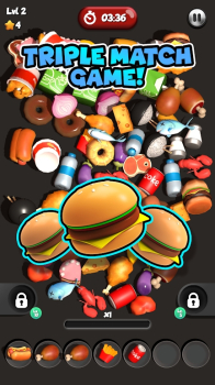 匹配美食3D游戏安卓版下载（Food Match 3D） v0.0.4 screenshot 3