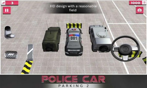 警用停车场2游戏中文汉化版（Police Car Parking 2） v1.1.1 screenshot 1