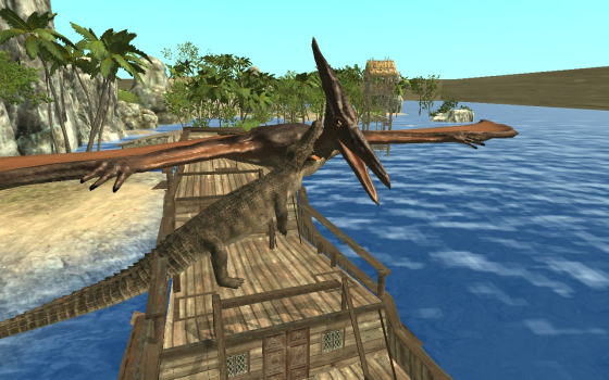 3D野生鳄鱼狩猎模拟器游戏安卓官方版（Crocodile Wild Hunt 3D Simulato） v0.1 screenshot 2