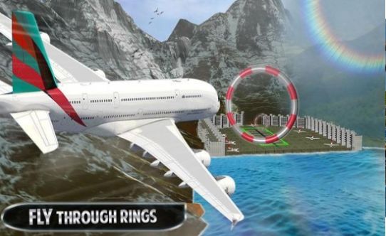 城市飞行驾驶员模拟器中文手机版（Flying Plane Flight Simulator 3D） v1.1.1 screenshot 1