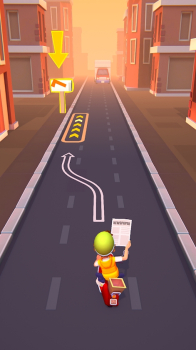 纸童赛跑游戏安卓版下载（Paper Boy Race） v1.0.7 screenshot 1