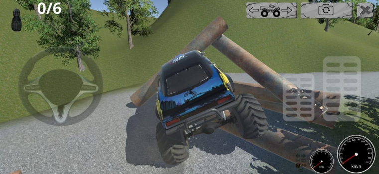 岛上的怪物卡车游戏手机版(Monster Truck On The Island) v1.0 screenshot 2