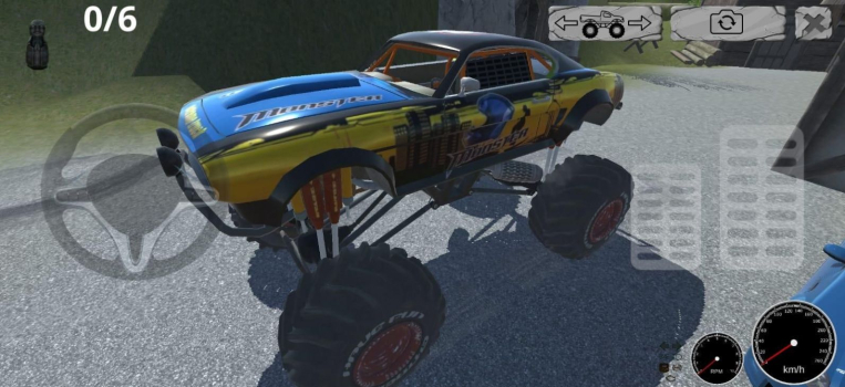 岛上的怪物卡车游戏手机版(Monster Truck On The Island) v1.0 screenshot 3