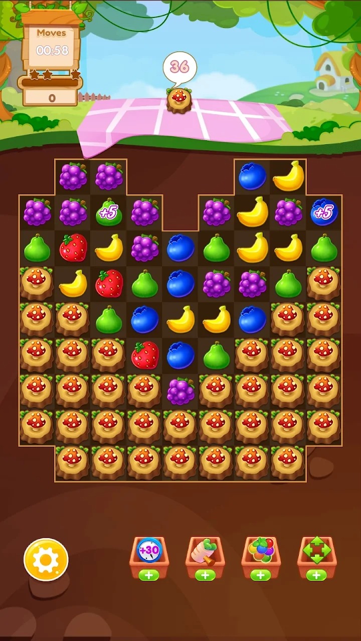 水果热消除游戏安卓最新版（Fruit Rush Saga）