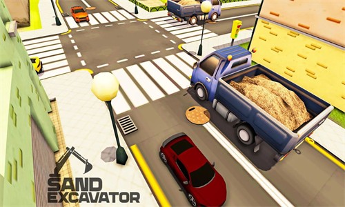 建筑挖掘机模拟施工工程游戏中文版（US River Sand Excavation） v1.0.5 screenshot 1