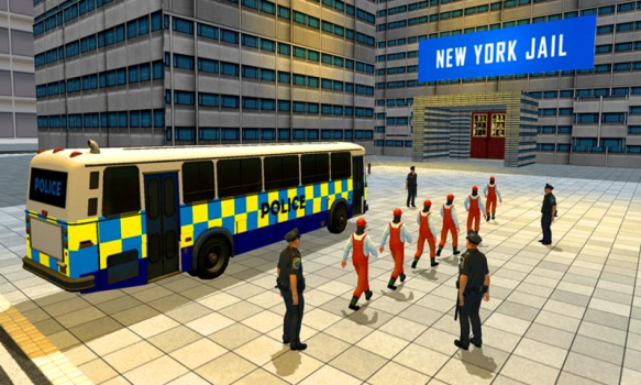 监狱巴士城市交通游戏安卓版（Prison Bus city transport） v2.3 screenshot 3