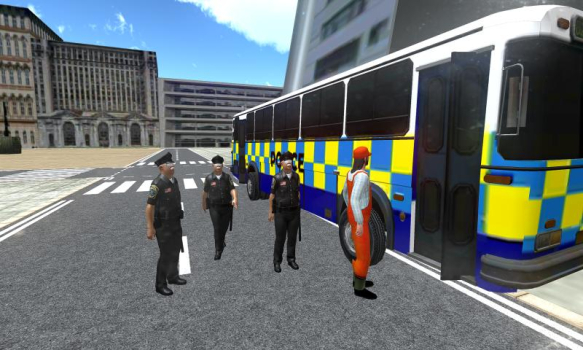 监狱巴士城市交通游戏安卓版（Prison Bus city transport） v2.3 screenshot 1