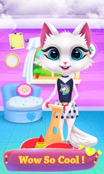 凯蒂猫独角兽洗澡游戏汉化版（Kitty Kate Unicorn Daily Caring） v1.0.5 screenshot 2