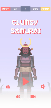 笨拙的武士游戏安卓版下载（Clumsy Samurai） v1.1 screenshot 1