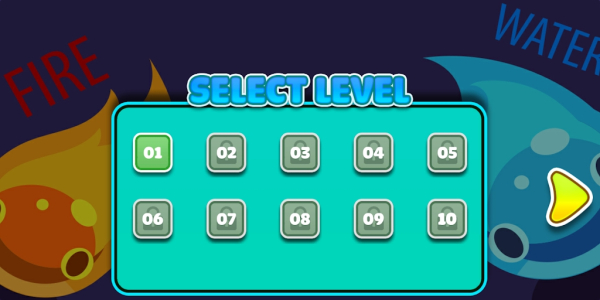水娃火娃大乱斗游戏安卓最新版（Water & Fire Game Final） v8 screenshot 1