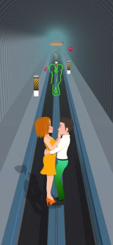在自动扶梯上跳舞游戏安卓版下载（Escalator Slide） v1.0.0 screenshot 1