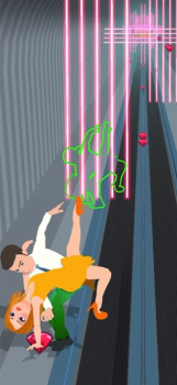 在自动扶梯上跳舞游戏安卓版下载（Escalator Slide） v1.0.0 screenshot 2