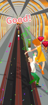 在自动扶梯上跳舞游戏安卓版下载（Escalator Slide） v1.0.0 screenshot 4