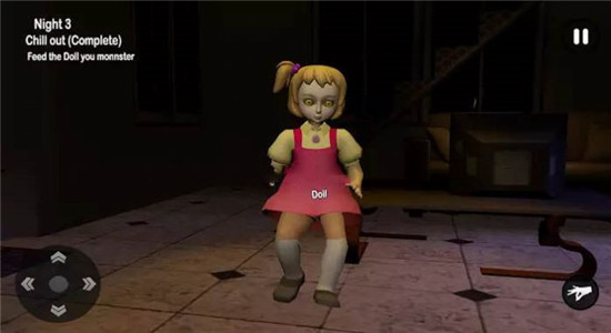 黑暗鬼屋中的恐怖玩偶游戏中文版（Scary Doll In Dark Haunted House） v1.0 screenshot 1