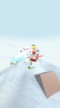 疯狂的圣诞赛跑者游戏汉化版（Crazy Christmas Runner） v1.0 screenshot 1